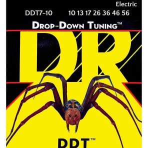 DR DDT-7/10 Drop Down Tuning 7-String Guitar Strings - Medium (10-56)