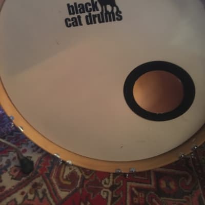 Black Cat Mark o’conell from Taking back sunday’s “where you want to be” custom drum kit image 3