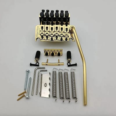 Floyd Rose Gold Lefty Special Series Double Locking Bridge Tremolo System for sale