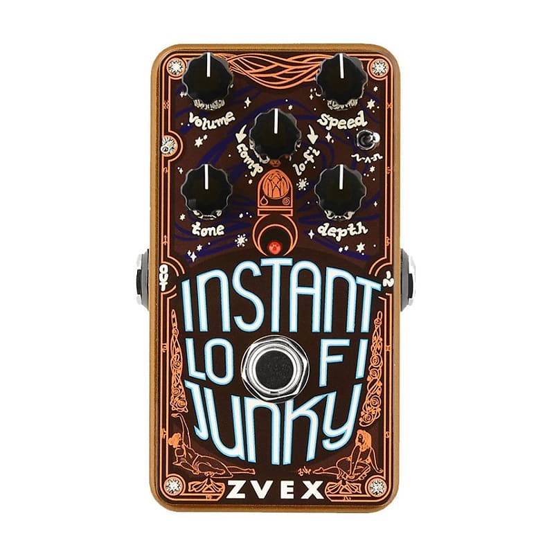 ZVEX Instant Lo-Fi Junky Vertical Chorus / Vibrato Effects Pedal