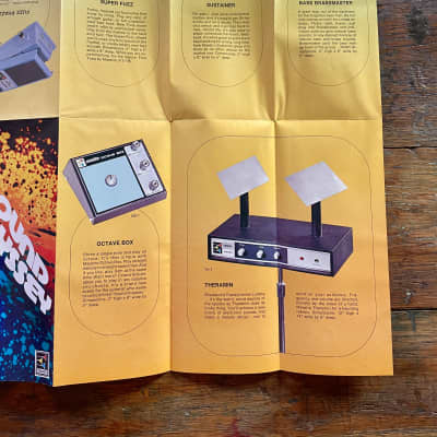 Vintage 1972 Maestro Effects "Sound Odyssey" Foldout Color Catalog 1970's image 7