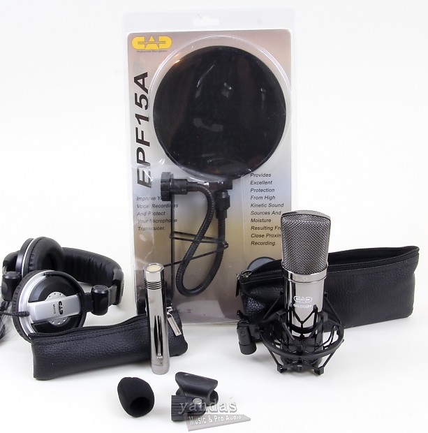 CAD GXL2200BPSP Special Studio Pack w/ Headphones, Pop Filter image 1