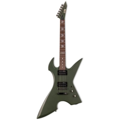 ESP LTD Max Cavalera MAX-200 RPR Military Green Satin Electric Guitar + B-Stock image 1