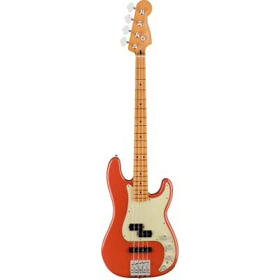 Fender Player Plus Precision Bass, Maple Fingerboard, Fiesta Red for sale