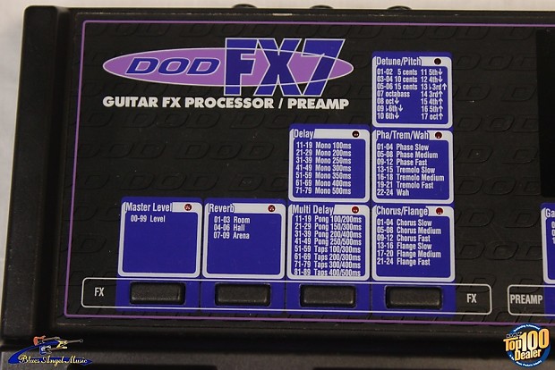 DOD FX7 ギターFX プロセッサー/プリアンプ ・アメリカ製 DOD FX7 ギターFX プロセッサー/プリアンプ ・アメリカ製の通販