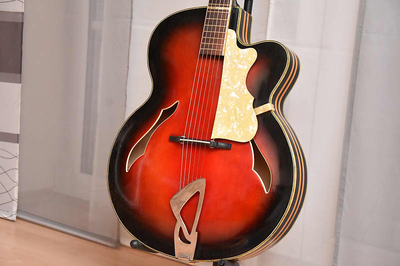Rodebald Hoyer Alabama – 1960s German Vintage Archtop Jazz Guitar image 1