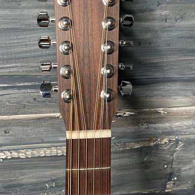 Martin D-X2E 12 String X- Series Acoustic Electric Guitar- Natural image 8
