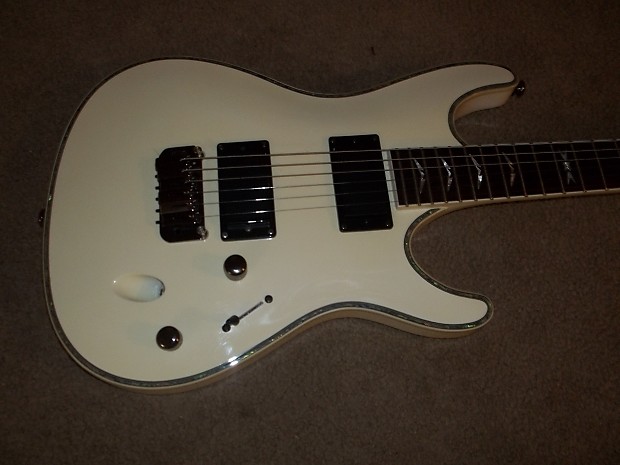 Ibanez SA MA280 Setneck/NeckThru Abalone Trim Antique White | Reverb