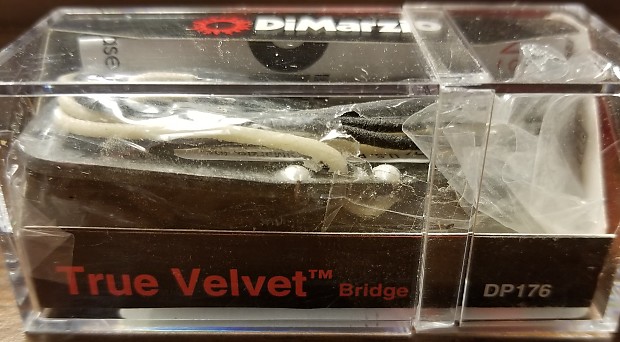 DiMarzio DP176BK True Velvet Single Coil Bridge Pickup image 1