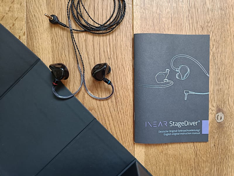 InEar StageDiver SD-3 - IEM Kopfhörer - wie neu, vollständig, OVP  			