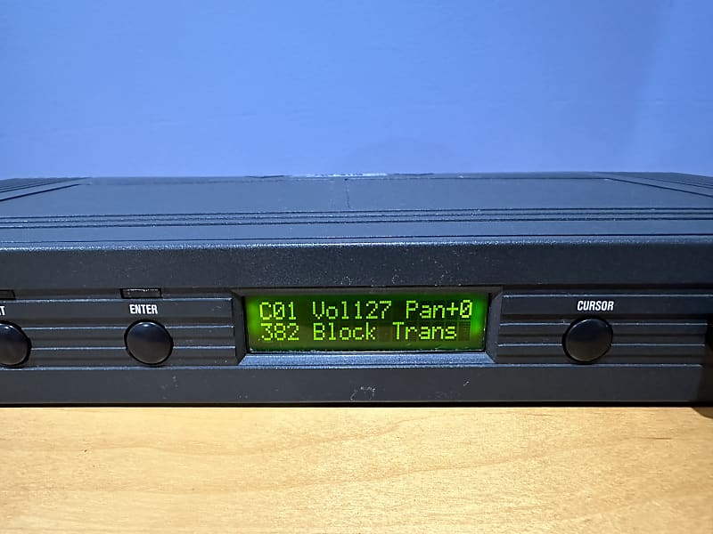 E-MU Systems Proteus/1 XR Rackmount 32-Voice Sampler Module 1989 - Black