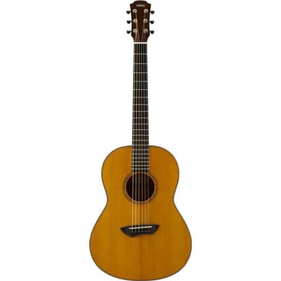Yamaha CSF3M All-Solid Parlor Acoustic-Electric Guitar - Vintage Natural image 2