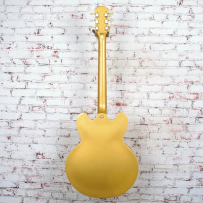 Epiphone - 2021 ES 335 Semi Hollow Electric Guitar w/Soft Case, Goldtop - x3573 - USED image 5