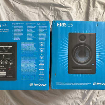 PreSonus Eris E5 2-Way 5" Active Studio Monitor (Pair) 2013 - Present - Black image 1