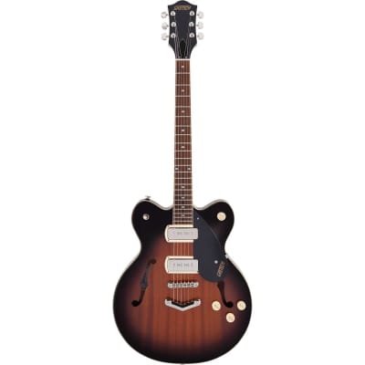 Gretsch G2622-P90 Streamliner Collection Center Block Double-Cut P90 Electric Guitar with V-Stoptail, Havana Burst image 1