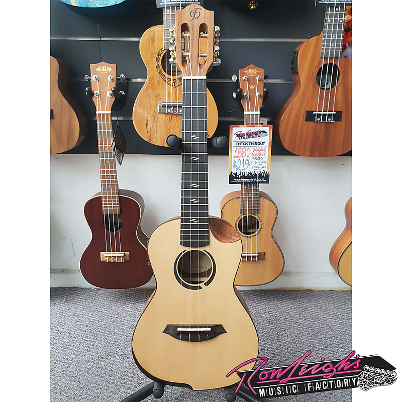 Flight Victoria Series Electric Concert Ukulele with Padded Reverb