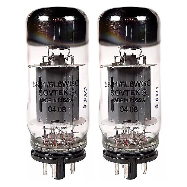 Sovtek 5881 / 6L6WGC Power Tube, Matched Pair with FREE 24-Hour