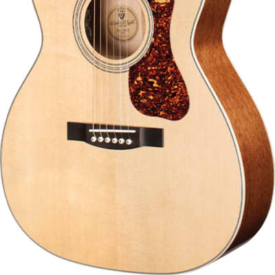 Guild OM-140CE Acoustic-Electric Guitar, Natural w/ Gig Bag image 2