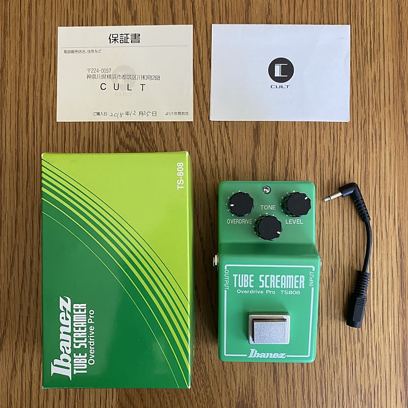 Ibanez TS-808 Tube Screamer w/ Cult 1980 