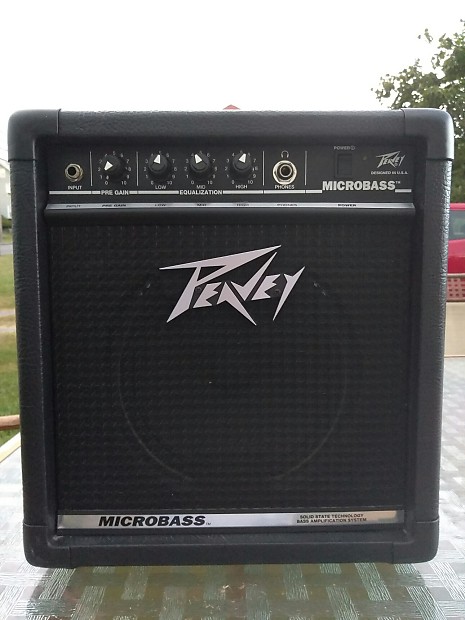 Peavey Microbass 50 Watt Solid State Bass Amplifier | Reverb