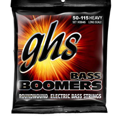 1 Set GHS H3045 Bass Boomers Heavy Long Scale Bass Guitar Strings 50-115