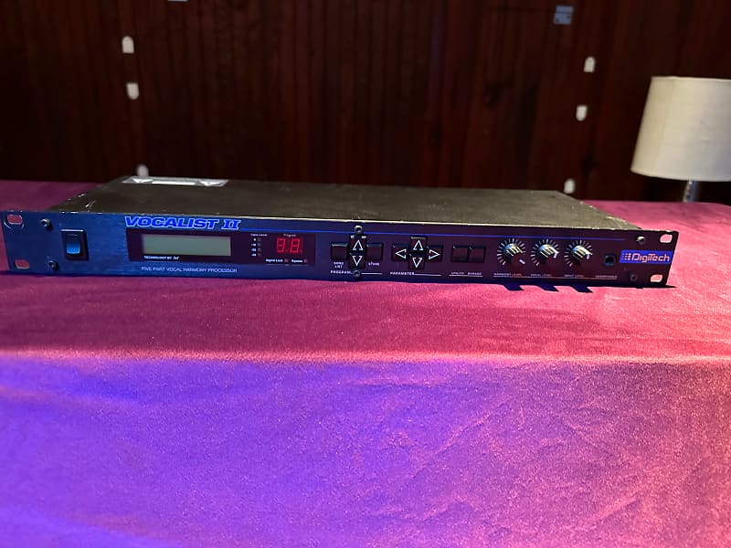 DigiTech Vocalist II Vocal Harmony Processor Black Reverb