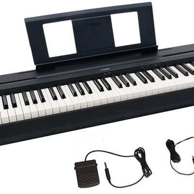 Yamaha P-45 88-Key Weighted-Action Digital Piano Black