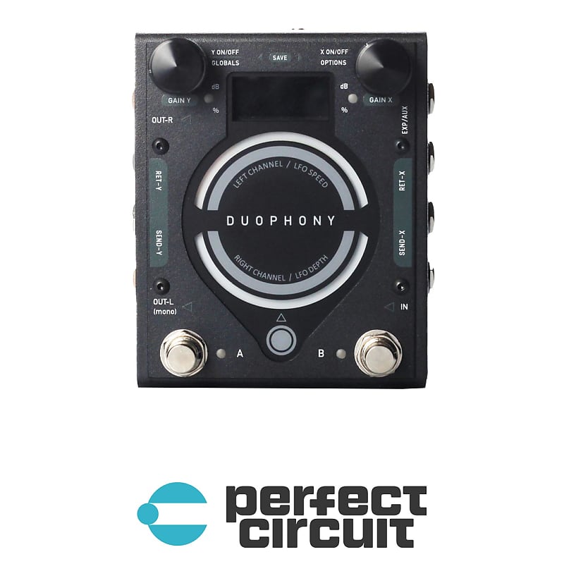 GFI Duophony Advanced Parallel Blender Pedal Reverb