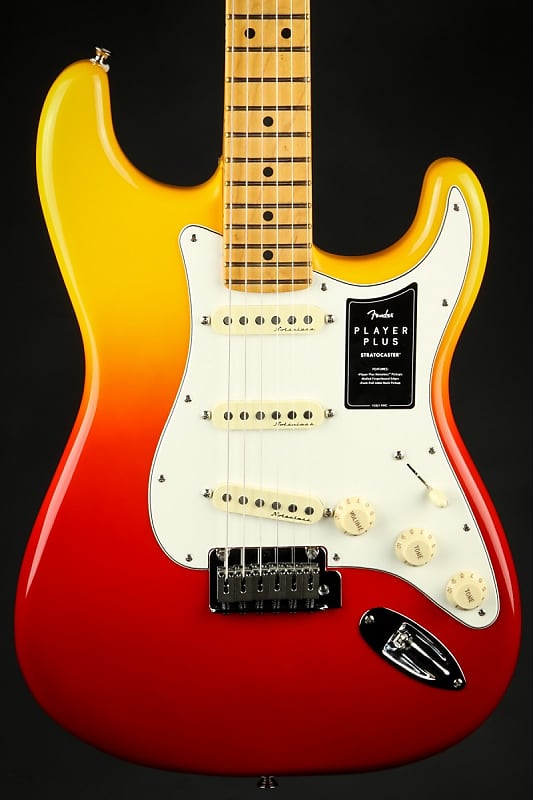 Fender Player Plus Stratocaster Maple Fingerboard Tequila Sunrise image 1