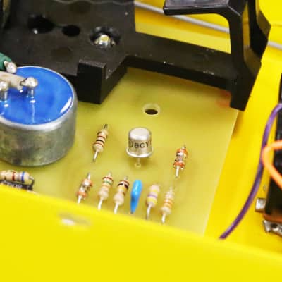 2013 Sola Sound Tone Bender Yellow Hybrid Fuzz by Colorsound Vintage Reissue Effects Pedal Stompbox Macari’s image 14