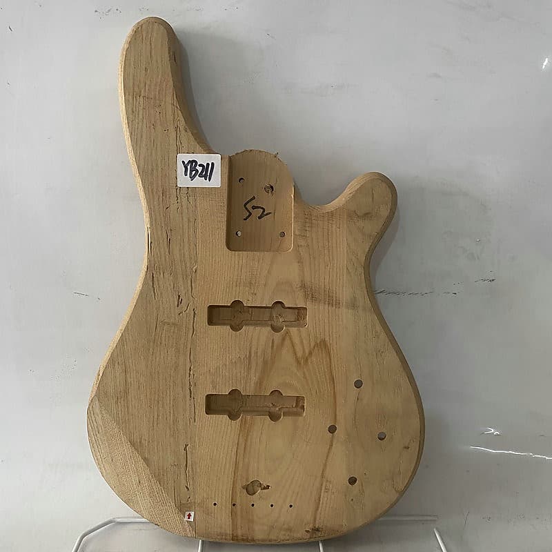 Unfinished Solid Basswood 4 String Bass Guitar Body Reverb