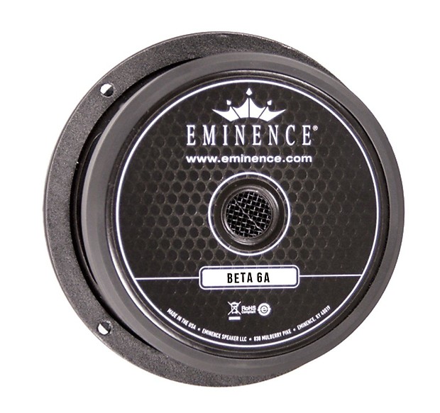 Eminence Beta-6A 6.5" 350-Watt 8 Ohm Replacement Speaker image 1