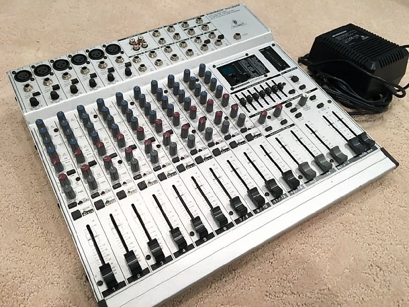 Behringer EURORACK MX1804 X ミキサー アダプター付き Behringer Eurorack MX1804X Mixer Silver | Reverb