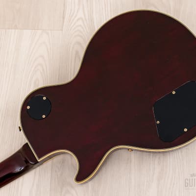 1981 Tokai Love Rock Custom LC100 Vintage Guitar Wine Red, 100% Original w/ Case image 14