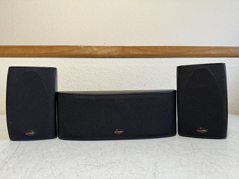 Polk Audio RM6752 Front Channel Speakers Center HiFi Stereo Reverb