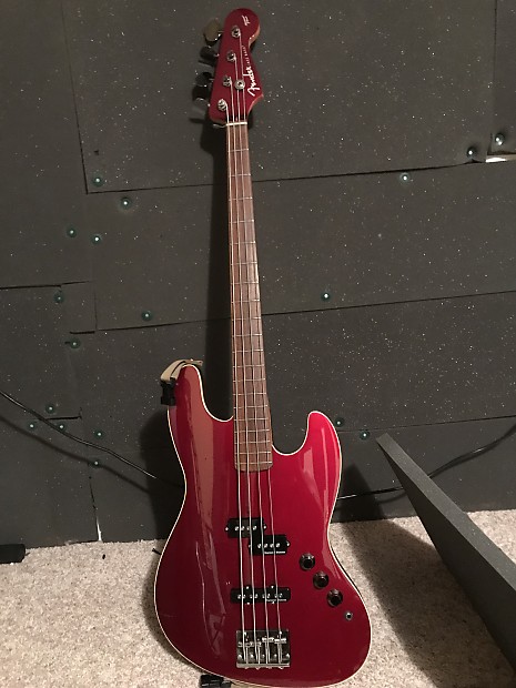 Fender aerodyne jazz clearance bass red