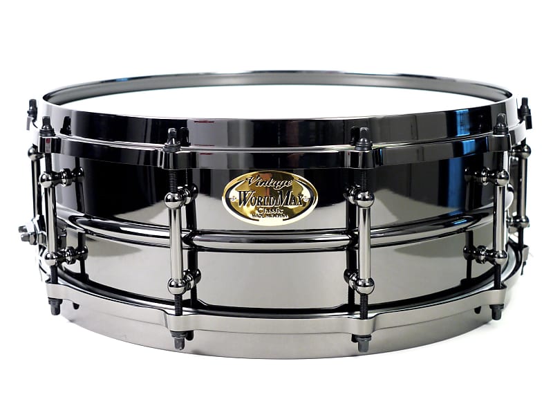WORLDMAX BKH-5014SH 14″ x 5″ Hammered Brass Shell Snare Drum