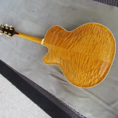 1998 Jim Triggs 18" Cutaway Archtop Natural Finish Spectacular Back Nashville Made Stromberg Copy image 3
