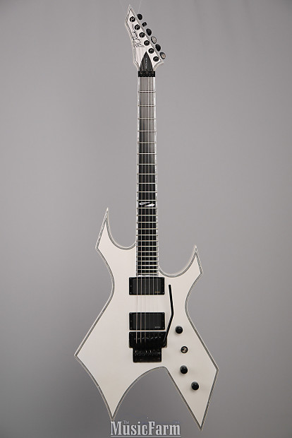 BC Rich NJ Warlock Deluxe Electric Guitar Pearl White EMG 81