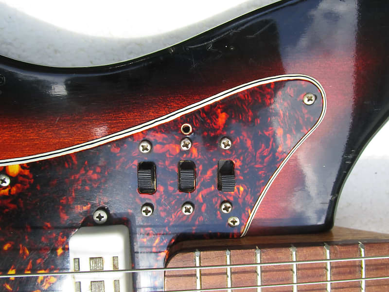 Splendor Guitar, 1960's, Japan, 3 Pu's, Cherryburst Finish