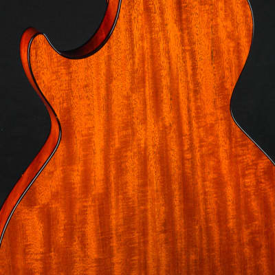 Collings SoCo Deluxe Semi-Hollow Carved Flame Maple and Mahogany Iced Tea Sunburst Custom NEW image 19