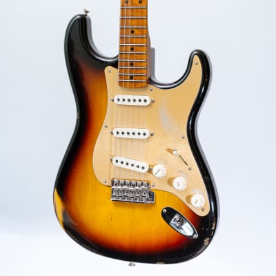Fender Custom Shop Roasted '56 Stratocaster Relic 2022 - Faded Aged 2-Tone Sunburst for sale