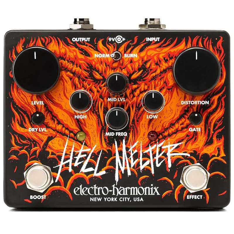 Electro Harmonix Hell Melter Advanced Metal Distortion image 1
