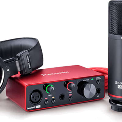 Focusrite Scarlett Solo Studio 2-In/2-Out USB Recording Audio Interface image 1