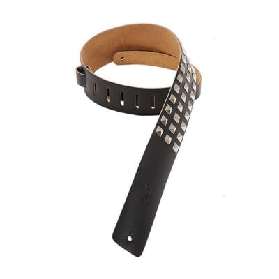 Levy's M1SD Genuine Leather Guitar Strap W/ Metal Studs image 2