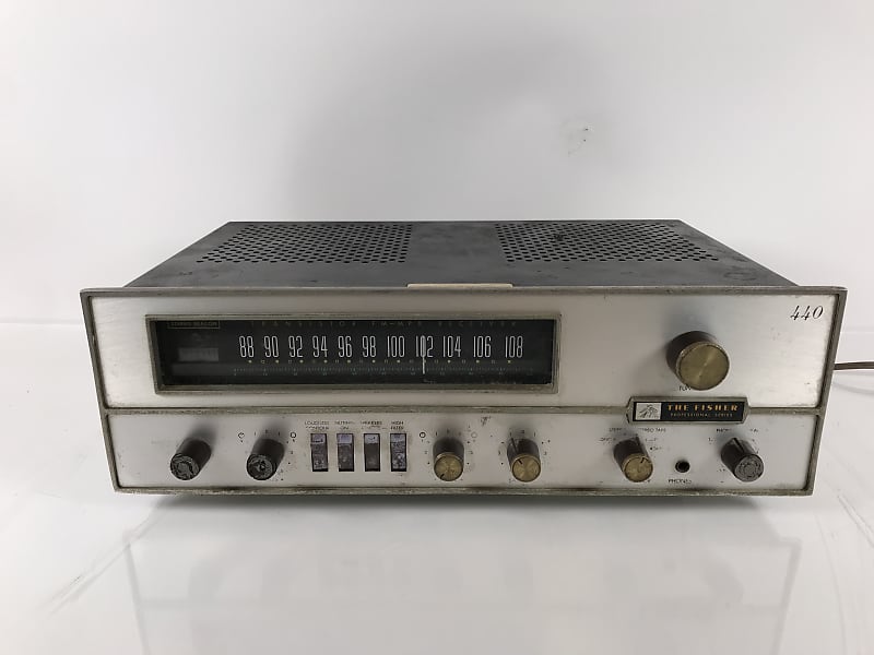 Vtg The Fisher 440 T Professional Series Stereo Receiver  			