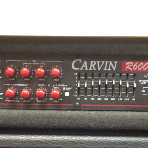 Carvin R600 Redline Stereo Bass Amp Head 2000's image 1