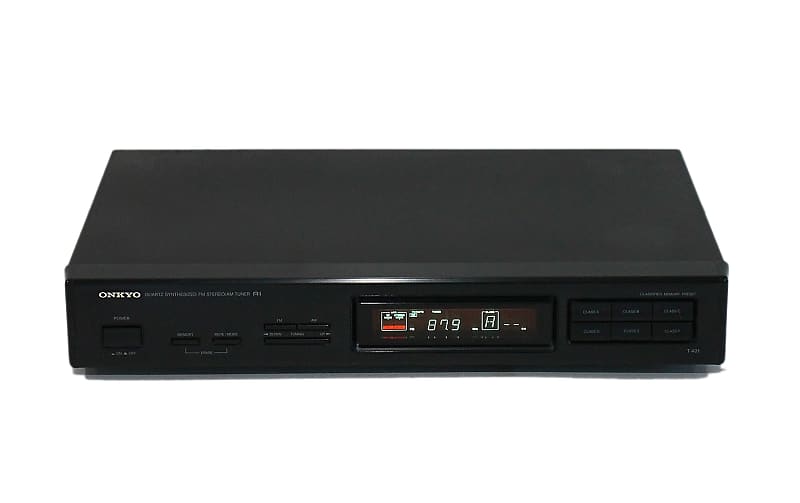 MINT FULLY RESTORED VINTAGE ONKYO T-401 QUARTZ SYNTHESIZED TUNER  			