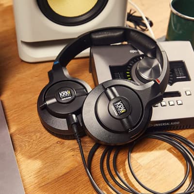KRK KNS 6402 Studio Mixing/Mastering Headphones, Black image 5