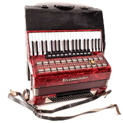 Top German Made LMMH Accordion Weltmeister Serino 120 bass,16r.+Master&Hard Case,Straps~Fisarmonica image 1